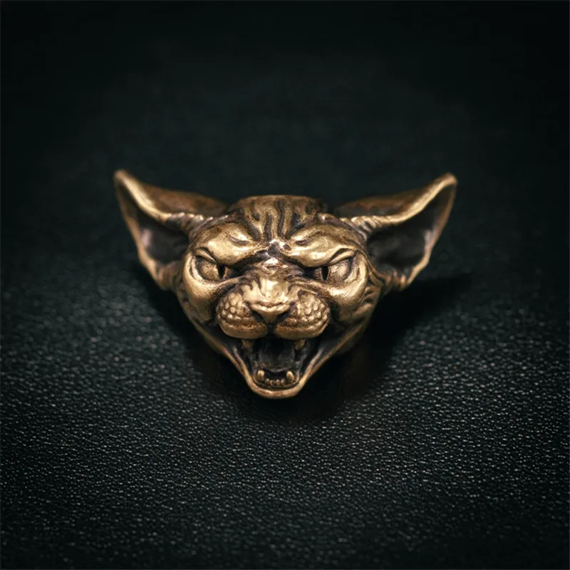1pcs Death Cat Brass Knife Beads DIY Outdoor EDC Car Key Chain Handmade Backpack Pendant Beads
1pcs Death Cat Brass Knife Beads DIY Outdoor EDC Car Key Chain Handmade Backpack Pendant Beads