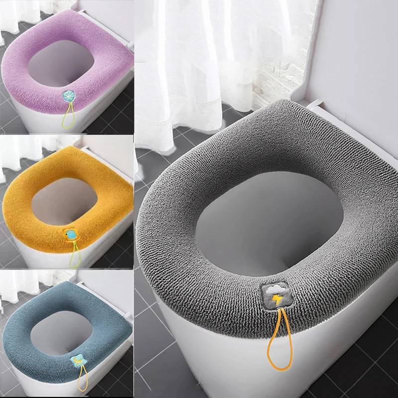 Winter Toilet Seat Cushion Thickened Warm Toilet Seat Cover Universal Toilet Cover Soft O-shape Pads Washable Bathroom Accessory
Winter Toilet Seat Cushion Thickened Warm Toilet Seat Cover Universal Toilet Cover Soft O-shape Pads Washable Bathroom Accessory