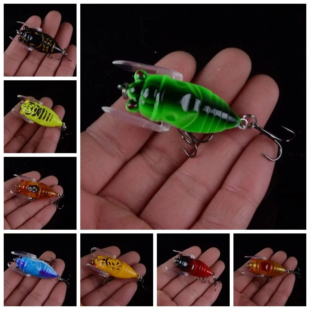 Fishing Lures Wobblers For Carp Fishing Hard Baits 6.2g 4cm Simulation Insects Bionic Cicada Artificial Crankbait Tackle 
Fishing Lures Wobblers For Carp Fishing Hard Baits 6.2g 4cm Simulation Insects Bionic Cicada Artificial Crankbait Tackle