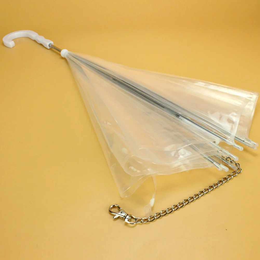 Travel Outdoor Walking For Dogs Camping Transparent Protective Waterproof Lightweight PE Film Portable Pet Umbrella
Travel Outdoor Walking For Dogs Camping Transparent Protective Waterproof Lightweight PE Film Portable Pet Umbrella