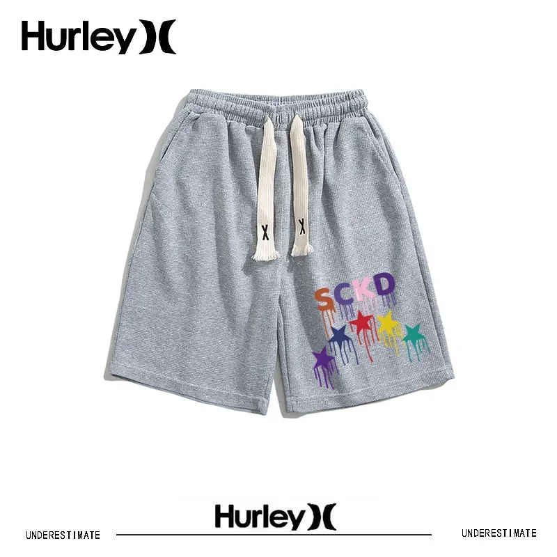 Hurley Пляжная Одежда Мужс Waffle Sports Five Point Pants Men's And Women's Summer Loose Casual Beach Shorts Home Clothes
Hurley Пляжная Одежда Мужс Waffle Sports Five Point Pants Men's And Women's Summer Loose Casual Beach Shorts Home Clothes