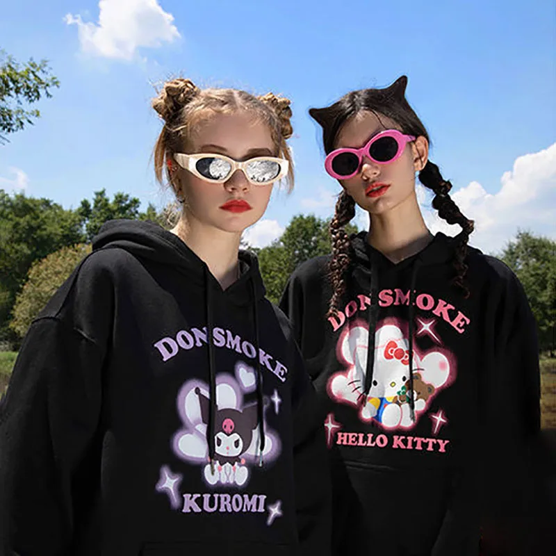 New Kawaii Sanrios Hoodie Cute Soft Hellow Kittys Kuromi Cartoon Loose Hoodie Dress Toys for Girls Gifts
New Kawaii Sanrios Hoodie Cute Soft Hellow Kittys Kuromi Cartoon Loose Hoodie Dress Toys for Girls Gifts