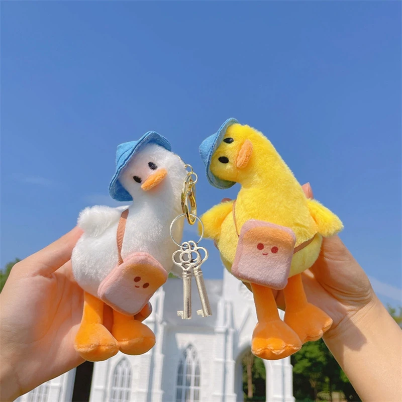 Cute Yellow/White Duck Plush Keychain Stuffed Doll Schoolbag Accessories Pendant Children Plush Toy Children Kid Gift Cute
Cute Yellow/White Duck Plush Keychain Stuffed Doll Schoolbag Accessories Pendant Children Plush Toy Children Kid Gift Cute