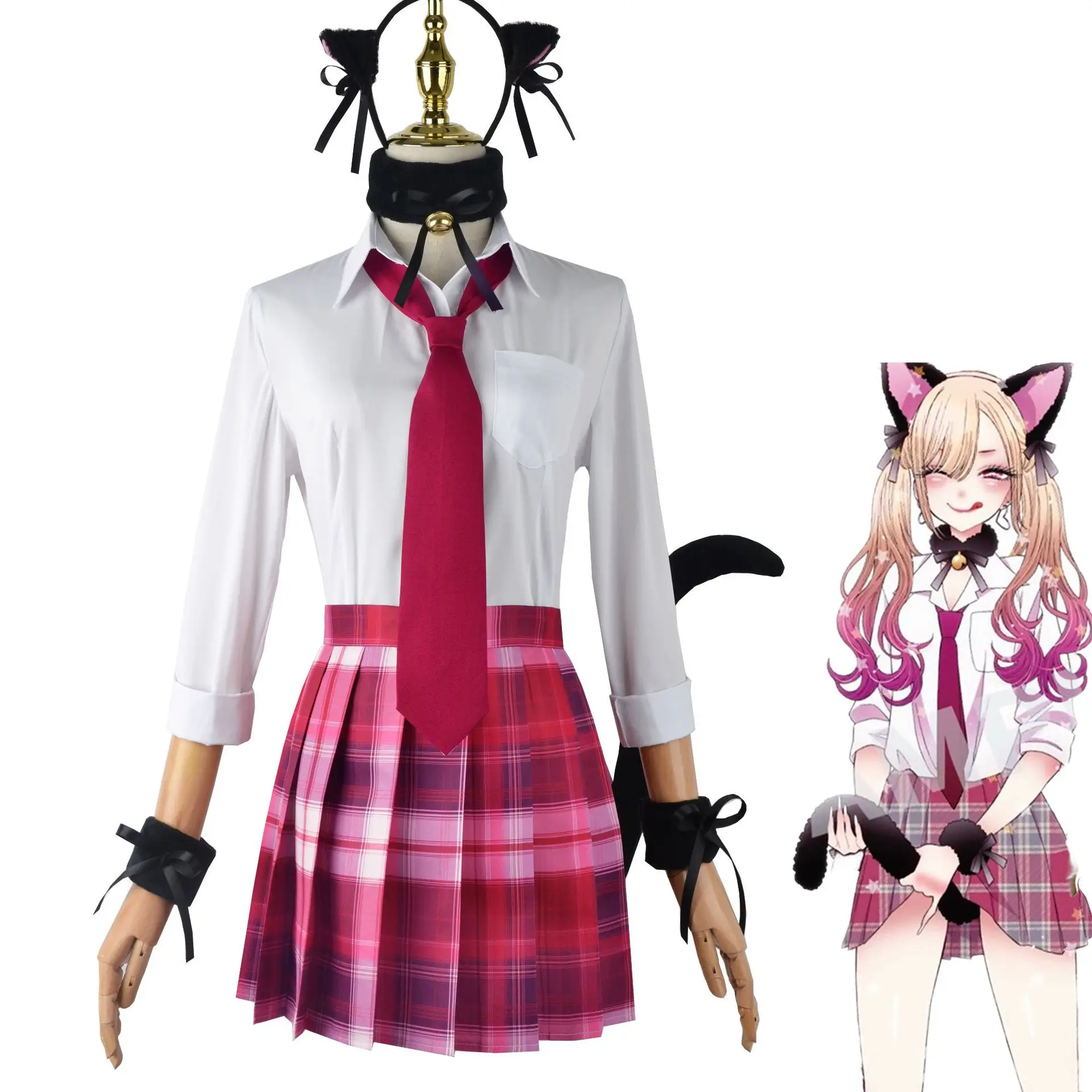 My Dress-Up Darling Cos Kitagawa Marin Catgirl Cos Costume Cosplay Nightmare Before Christmas Anime Clothes
My Dress-Up Darling Cos Kitagawa Marin Catgirl Cos Costume Cosplay Nightmare Before Christmas Anime Clothes
