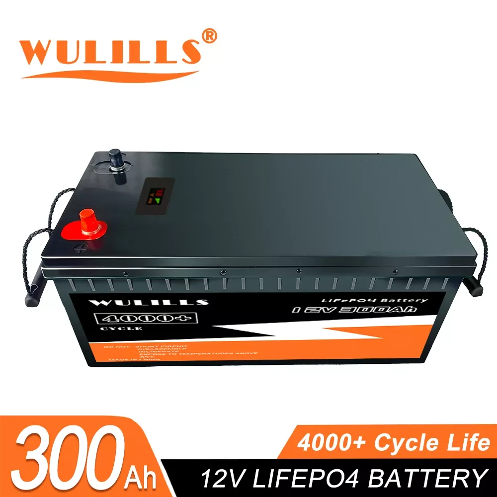 New 12V 300Ah LiFePO4 Battery Pack 12V 24V LiFePO4 Battery High Capacity for Solar Power System RV House Trolling Motor Tax Free
New 12V 300Ah LiFePO4 Battery Pack 12V 24V LiFePO4 Battery High Capacity for Solar Power System RV House Trolling Motor Tax Free