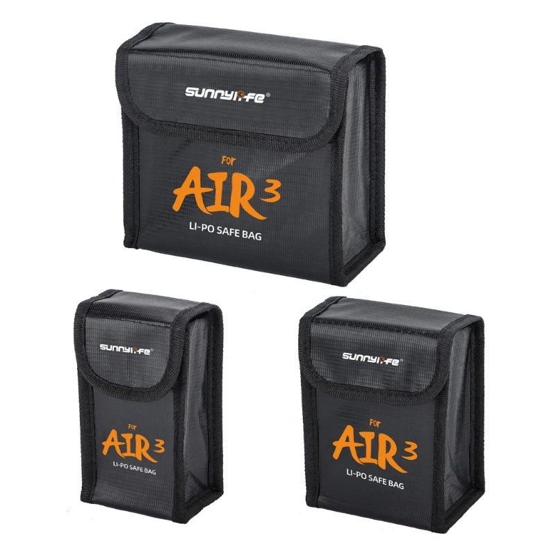 Ensure Battery Safety Bag for AIR 3 Battery proof Bag Holder Wear Resistant Carry Bag Safety Accessory 40JB
Ensure Battery Safety Bag for AIR 3 Battery proof Bag Holder Wear Resistant Carry Bag Safety Accessory 40JB