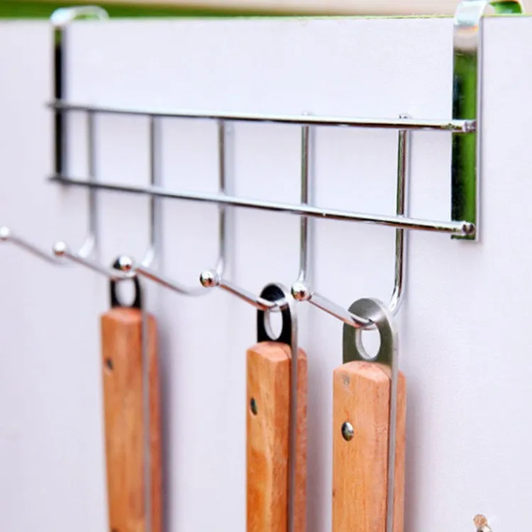 5 Hooks Stainless Steel Over The Door Hooks Hanger Home Bathroom Kitchen Hanger Clothes Towel Storage Holder
5 Hooks Stainless Steel Over The Door Hooks Hanger Home Bathroom Kitchen Hanger Clothes Towel Storage Holder