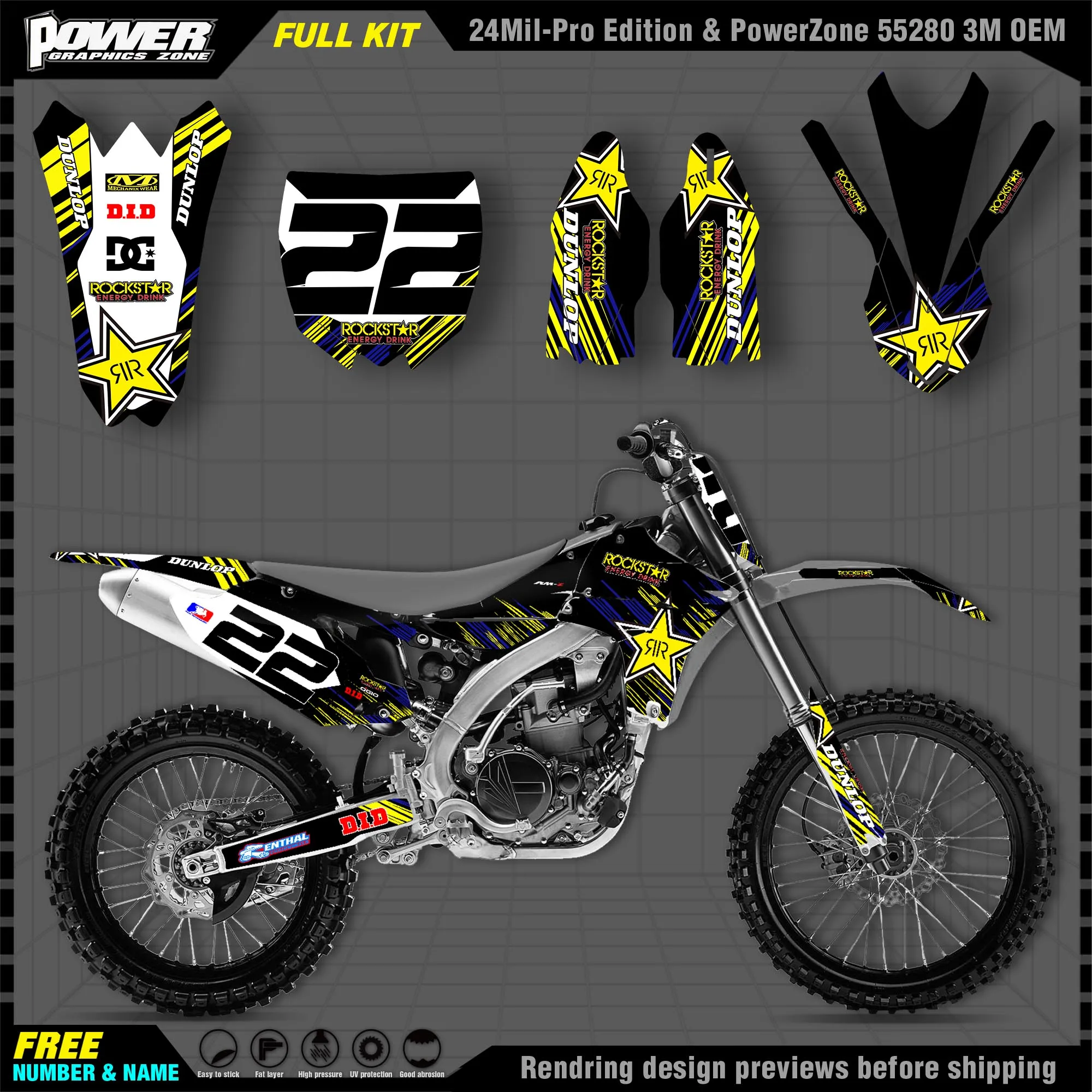 Персонализированные графические фоны PowerZone Team, наклейки 3M, Набор наклеек для YAMAHA 2010-2013 YZF450 011
Персонализированные графические фоны PowerZone Team, наклейки 3M, Набор наклеек для YAMAHA 2010-2013 YZF450 011