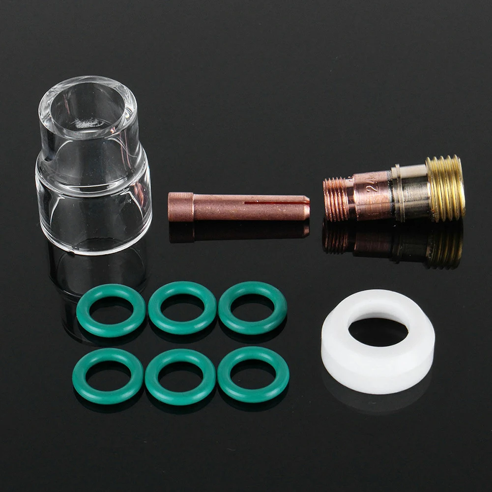 Gas Lens TIG Welding Torch Riland UNT Berlan #12 Pyrex Glass 90A Miller Diamondback WP-17 WP-18 WP-26 TIG Torches
Gas Lens TIG Welding Torch Riland UNT Berlan #12 Pyrex Glass 90A Miller Diamondback WP-17 WP-18 WP-26 TIG Torches