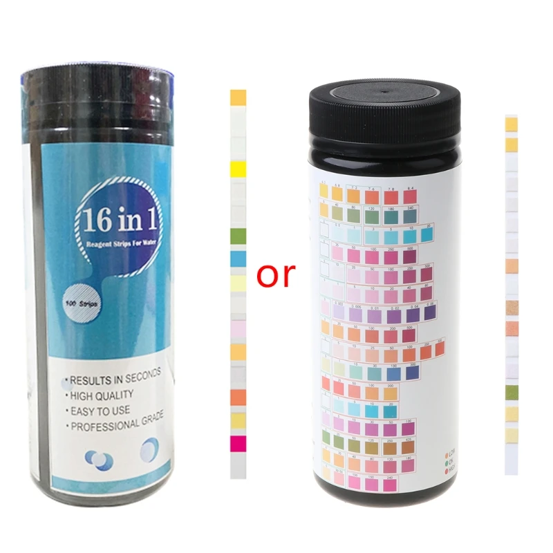 2022 New 100 Pcs Water Test Strips 16-in-1 Aquarium Water Quality Test Strips for Check
2022 New 100 Pcs Water Test Strips 16-in-1 Aquarium Water Quality Test Strips for Check