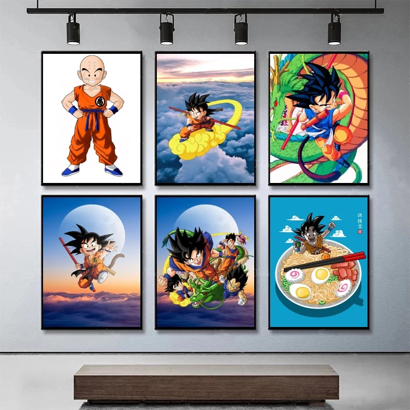 Canvas Painting Anime Dragon Ball childhood Son Goku Manga Picture Suitable for Children Room Christmas Aesthetic Decoration
Canvas Painting Anime Dragon Ball childhood Son Goku Manga Picture Suitable for Children Room Christmas Aesthetic Decoration