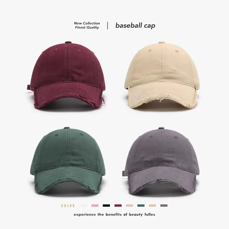 Baseball cap women's soft top, curved brim, versatile, washable men's hat, fashionable, deep hat, small cap with face around
Baseball cap women's soft top, curved brim, versatile, washable men's hat, fashionable, deep hat, small cap with face around