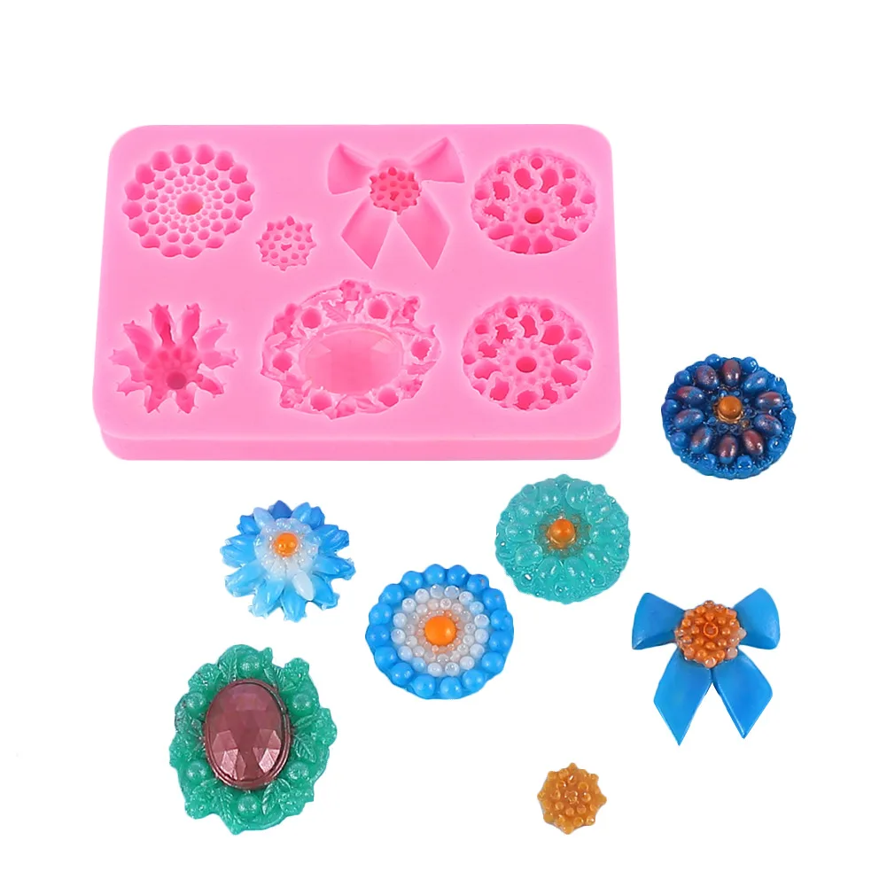 Gemstone Jewelry Silicone Molds Baroque Relief Mould for Polymer Clay Plaster DIY Cake Fondant Cookies Soap Candle Decor Tool
Gemstone Jewelry Silicone Molds Baroque Relief Mould for Polymer Clay Plaster DIY Cake Fondant Cookies Soap Candle Decor Tool