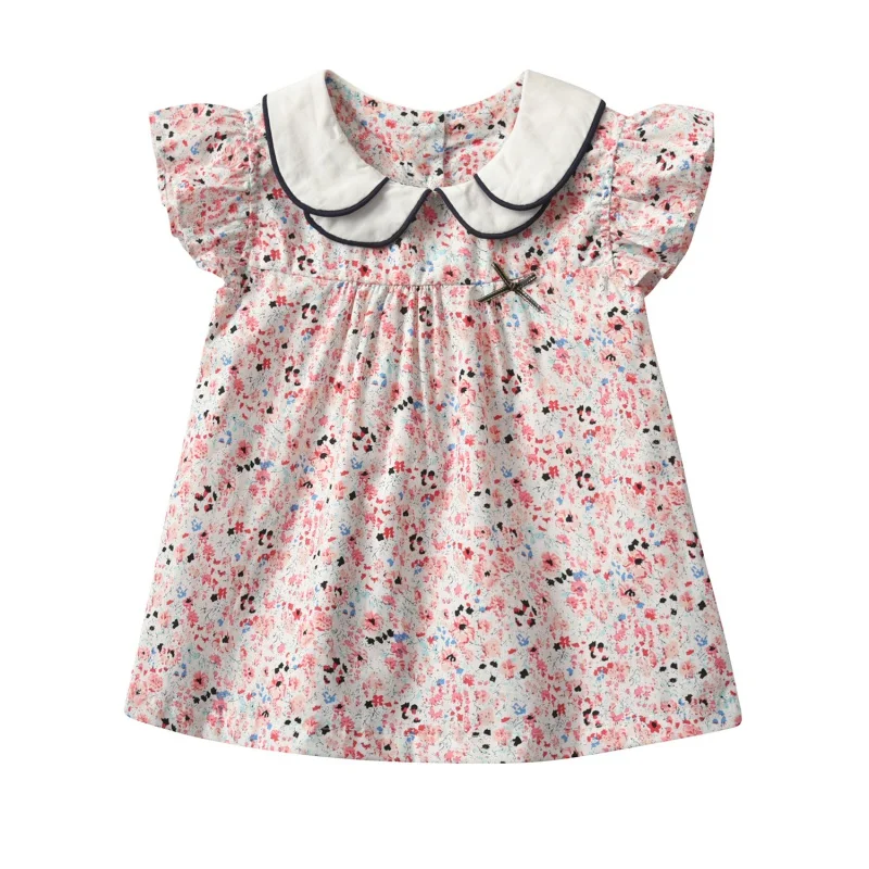 Children's Floral Skirt2022Summer New Children's Clothing Dress Baby Girl Flounced Sleeve Doll Collar Baby Princess Dress
Children's Floral Skirt2022Summer New Children's Clothing Dress Baby Girl Flounced Sleeve Doll Collar Baby Princess Dress