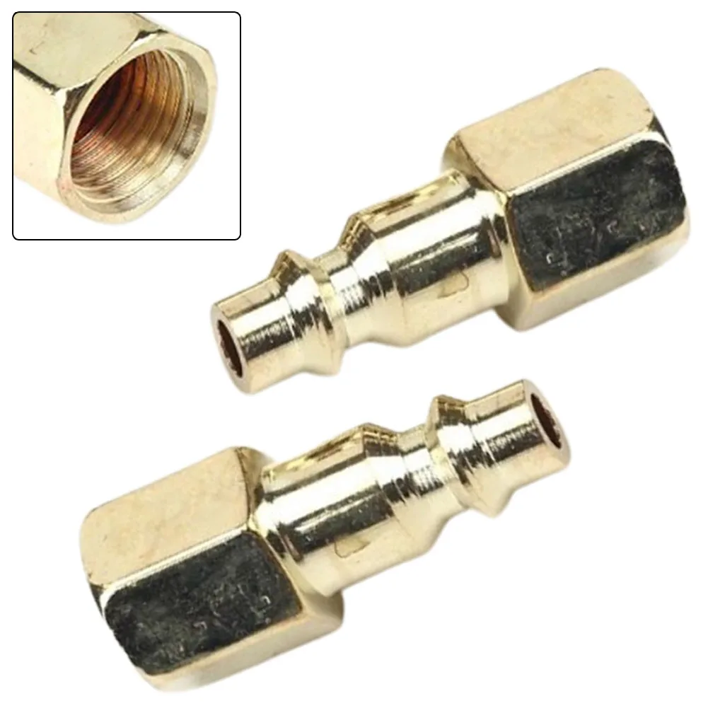2pcs 1/4 NPT Air Line Hose Compressor Connectors 41mm Length Brass Female Quick Release Fitting Air Compressor Accessories
2pcs 1/4 NPT Air Line Hose Compressor Connectors 41mm Length Brass Female Quick Release Fitting Air Compressor Accessories