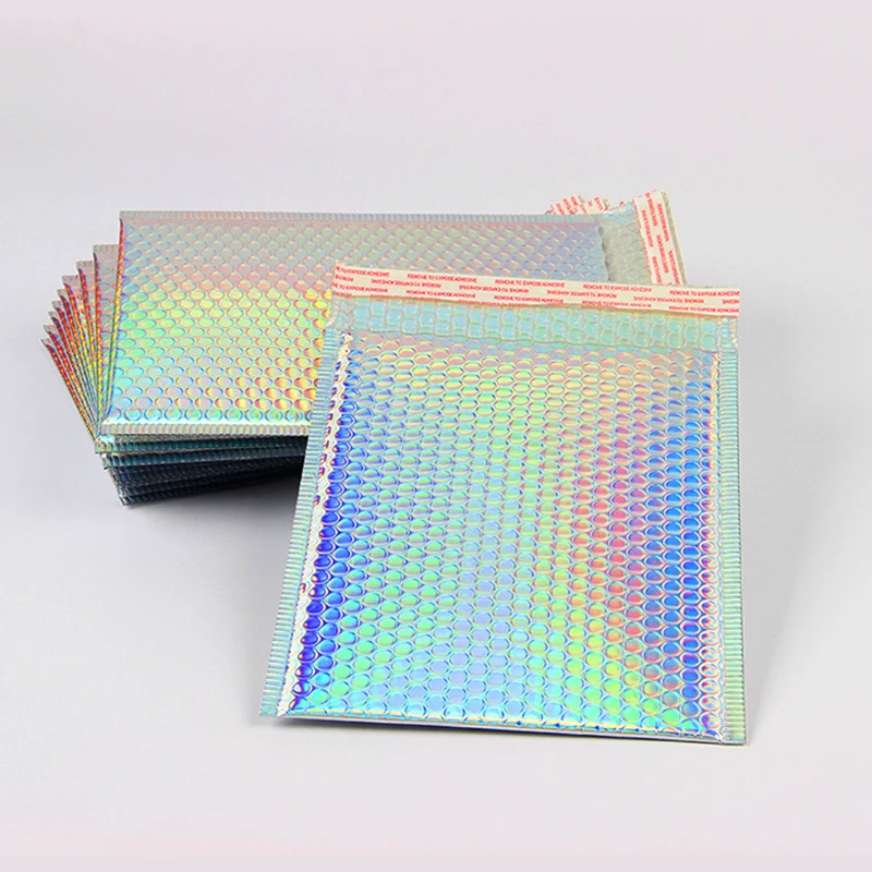 10PCS Metallic Foil Bubble Mailing Bags Gift Packaged Padded Envelope Shipping Bags
10PCS Metallic Foil Bubble Mailing Bags Gift Packaged Padded Envelope Shipping Bags