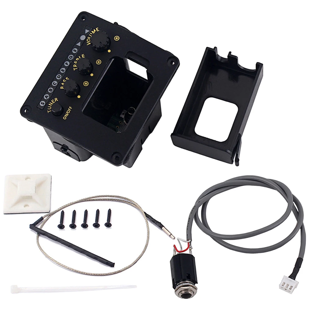 Classical Guitar EQ Professional Universal Battery Operated Pickup Musical Equipment Components Accessories with Tuner 
Classical Guitar EQ Professional Universal Battery Operated Pickup Musical Equipment Components Accessories with Tuner