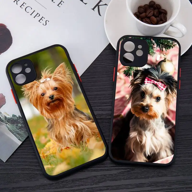 Yorkshire Terrier cute Dog Phone Case matte transparent For iphone 7 8 11 12 13 plus mini x xs xr pro max cover 
Yorkshire Terrier cute Dog Phone Case matte transparent For iphone 7 8 11 12 13 plus mini x xs xr pro max cover