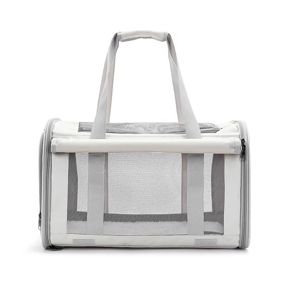 Сумка для домашних питомцев, воздухопроницаемое Сетчатое прозрачное окошко для щенков, собак, кошек, для путешествий, переносные инструмен... 
Сумка для домашних питомцев, воздухопроницаемое Сетчатое прозрачное окошко для щенков, собак, кошек, для путешествий, переносные инструмен...