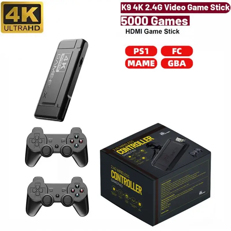 K9 4K видеоигра палка HD Gamebox с 2,4G беспроводной джойстик контроллер Встроенные 15000 игр для PS1/FC/GBA Рождественский подарок
K9 4K видеоигра палка HD Gamebox с 2,4G беспроводной джойстик контроллер Встроенные 15000 игр для PS1/FC/GBA Рождественский подарок
