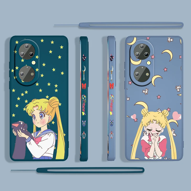 Cute Sailor Moon Girl For Huawei P50 P40 P30 P20 P Smart Z Pro Plus 2019 2021 Liquid Left Rope Phone Case Coque Cover Fundas
Cute Sailor Moon Girl For Huawei P50 P40 P30 P20 P Smart Z Pro Plus 2019 2021 Liquid Left Rope Phone Case Coque Cover Fundas