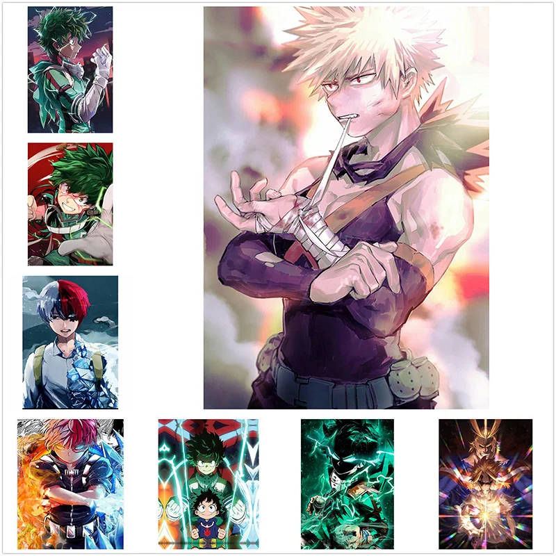 Алмазная 5D живопись, Набор для вышивки крестиком в японском стиле аниме «Моя геройская Академия», мозаика для домашнего декора
Алмазная 5D живопись, Набор для вышивки крестиком в японском стиле аниме «Моя геройская Академия», мозаика для домашнего декора