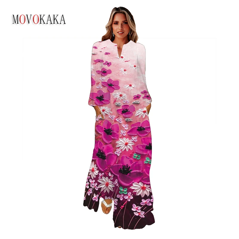 MOVOKAKA Woman Elegant Spring Autumn Long Dress Vintage Party Holiday Beach Casual Flowers Printed Vestidos Long Sleeve Dresses
MOVOKAKA Woman Elegant Spring Autumn Long Dress Vintage Party Holiday Beach Casual Flowers Printed Vestidos Long Sleeve Dresses