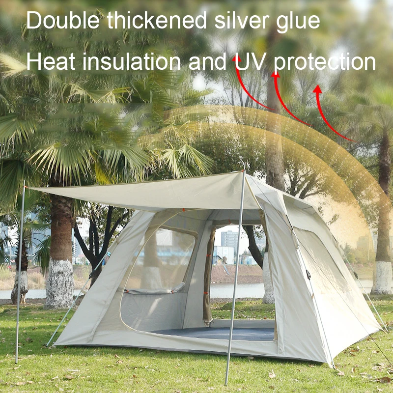 Outdoor Camping Tent Water Proof Tourist Automatic Shelters Garden One Touch 3 ~ 4 People Equipments Party Awning
Outdoor Camping Tent Water Proof Tourist Automatic Shelters Garden One Touch 3 ~ 4 People Equipments Party Awning