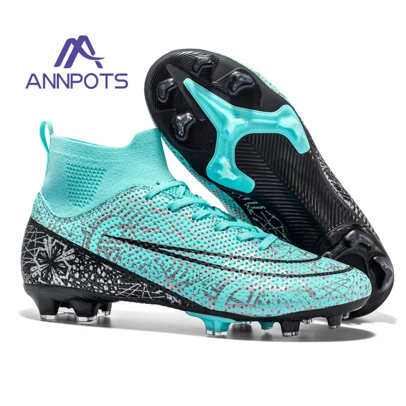 Professional High Top Men's Soccer Shoes FG/TF Anti-Skid Wear-Resistant Training Shoe Children's Football Boots Outdoor Sneakers
Professional High Top Men's Soccer Shoes FG/TF Anti-Skid Wear-Resistant Training Shoe Children's Football Boots Outdoor Sneakers