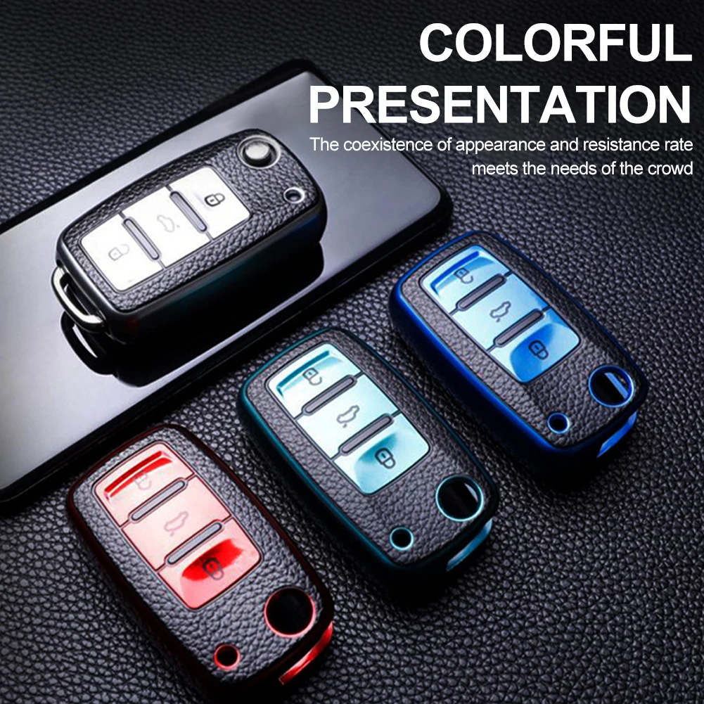 Car Key Case Remote Key Cover Protective Leather Full Cover for Volkswagen VW Polo Lavida Tiguan Santana Passat Golf Beetle
Car Key Case Remote Key Cover Protective Leather Full Cover for Volkswagen VW Polo Lavida Tiguan Santana Passat Golf Beetle