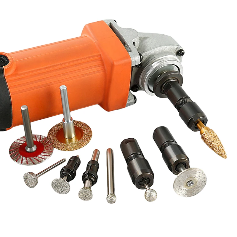 6/3mm Angle Grinder Modified Adapter to Straight Grinder Chuck For 100-type Angle Grinder M10 Thread Grinding Polishing Cutting
6/3mm Angle Grinder Modified Adapter to Straight Grinder Chuck For 100-type Angle Grinder M10 Thread Grinding Polishing Cutting