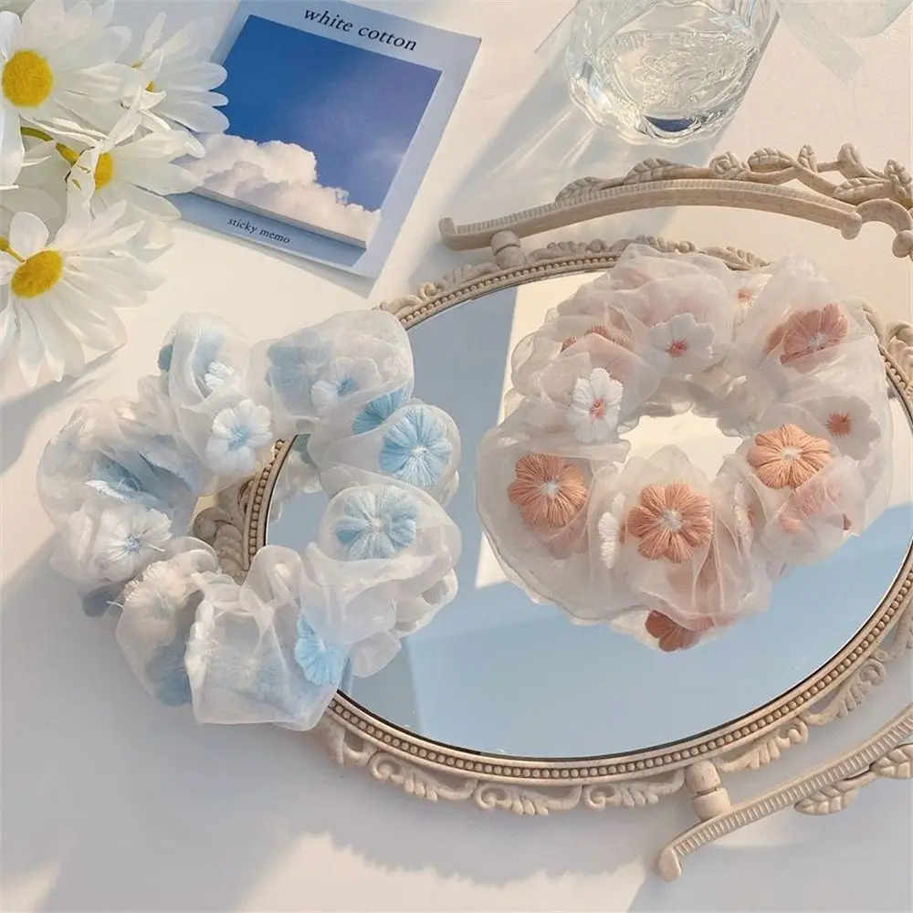 1PC Fashion Romantic Sweet Transparent Embroidery Flowers Tulle Organza Hair Ring Hair Rope Hair Ties Headwear
1PC Fashion Romantic Sweet Transparent Embroidery Flowers Tulle Organza Hair Ring Hair Rope Hair Ties Headwear