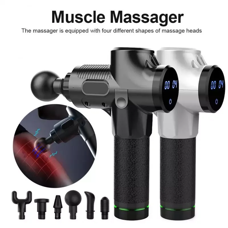 1200-3300r/min Electric Muscle Massage Gun Deep Tissue Massager Therapy Gun Exercising Muscle Pain Relief Body Relaxation
1200-3300r/min Electric Muscle Massage Gun Deep Tissue Massager Therapy Gun Exercising Muscle Pain Relief Body Relaxation