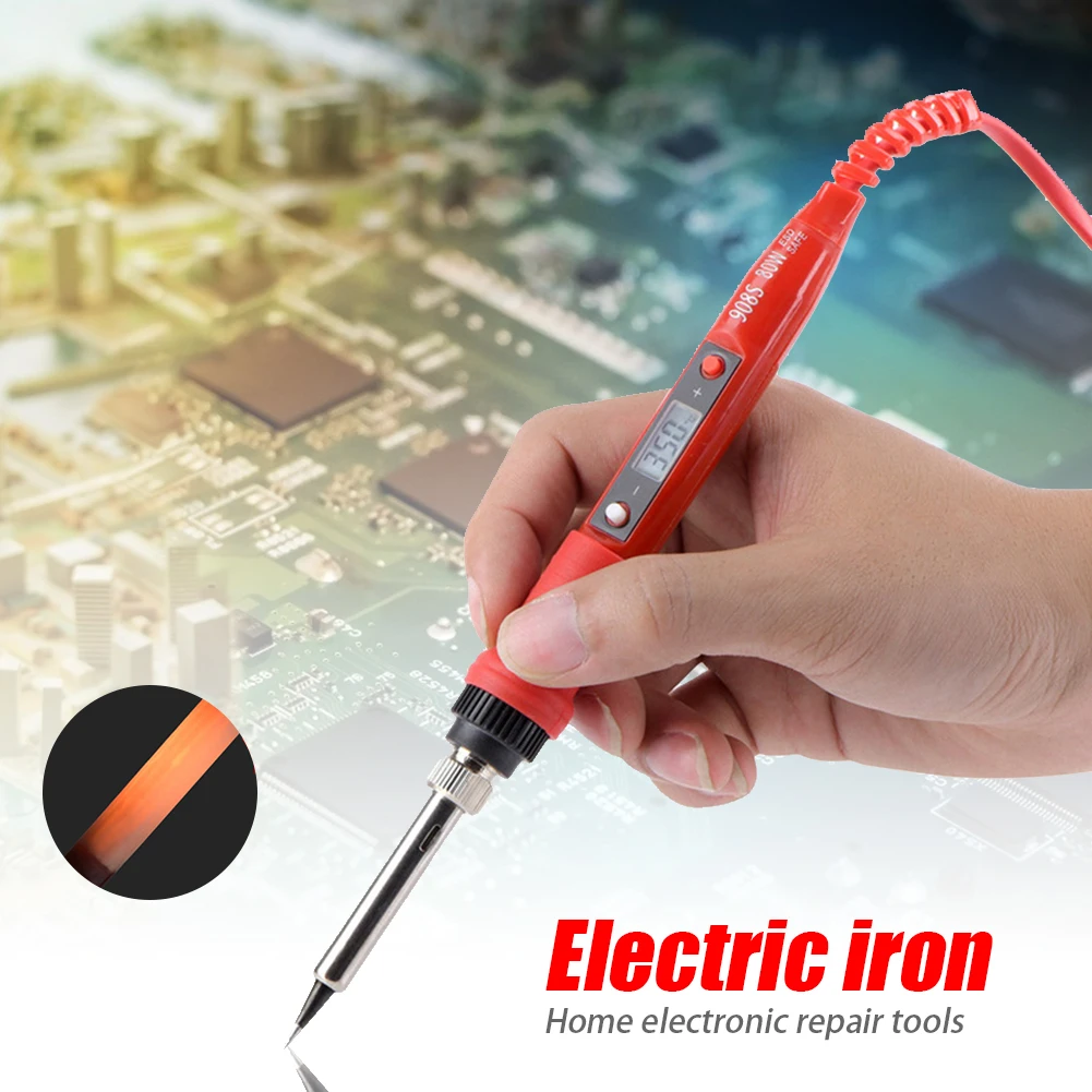 220-240V/110V Adjustable Temperature Electric Soldering Iron Rework Welding Pen Welding Equipment Repair Tool Supplies
220-240V/110V Adjustable Temperature Electric Soldering Iron Rework Welding Pen Welding Equipment Repair Tool Supplies