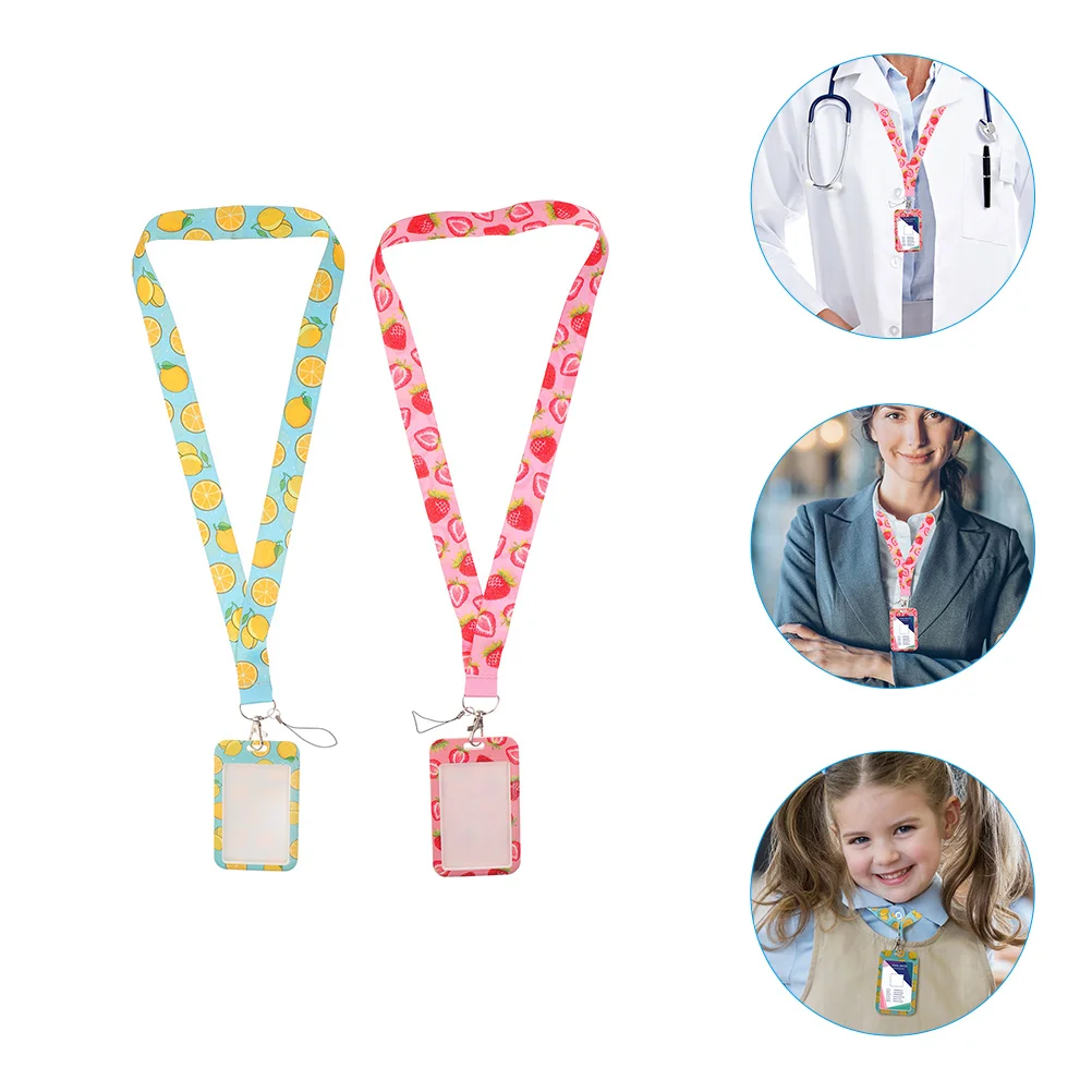 2 Pcs Lanyard Certificate Holder Anti-scratch Card Case Credit Protector Sleeves Plastic Badge Fruit Teacher
2 Pcs Lanyard Certificate Holder Anti-scratch Card Case Credit Protector Sleeves Plastic Badge Fruit Teacher