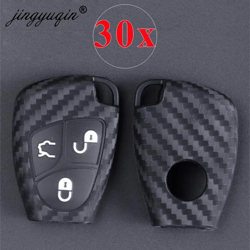 jingyuqin 30pcs Carbon Silicone Remote Key Fob Case For Mercedes Benz B C E ML S CLK CL 2B Key Fiber Cover Fob Car Styling
jingyuqin 30pcs Carbon Silicone Remote Key Fob Case For Mercedes Benz B C E ML S CLK CL 2B Key Fiber Cover Fob Car Styling