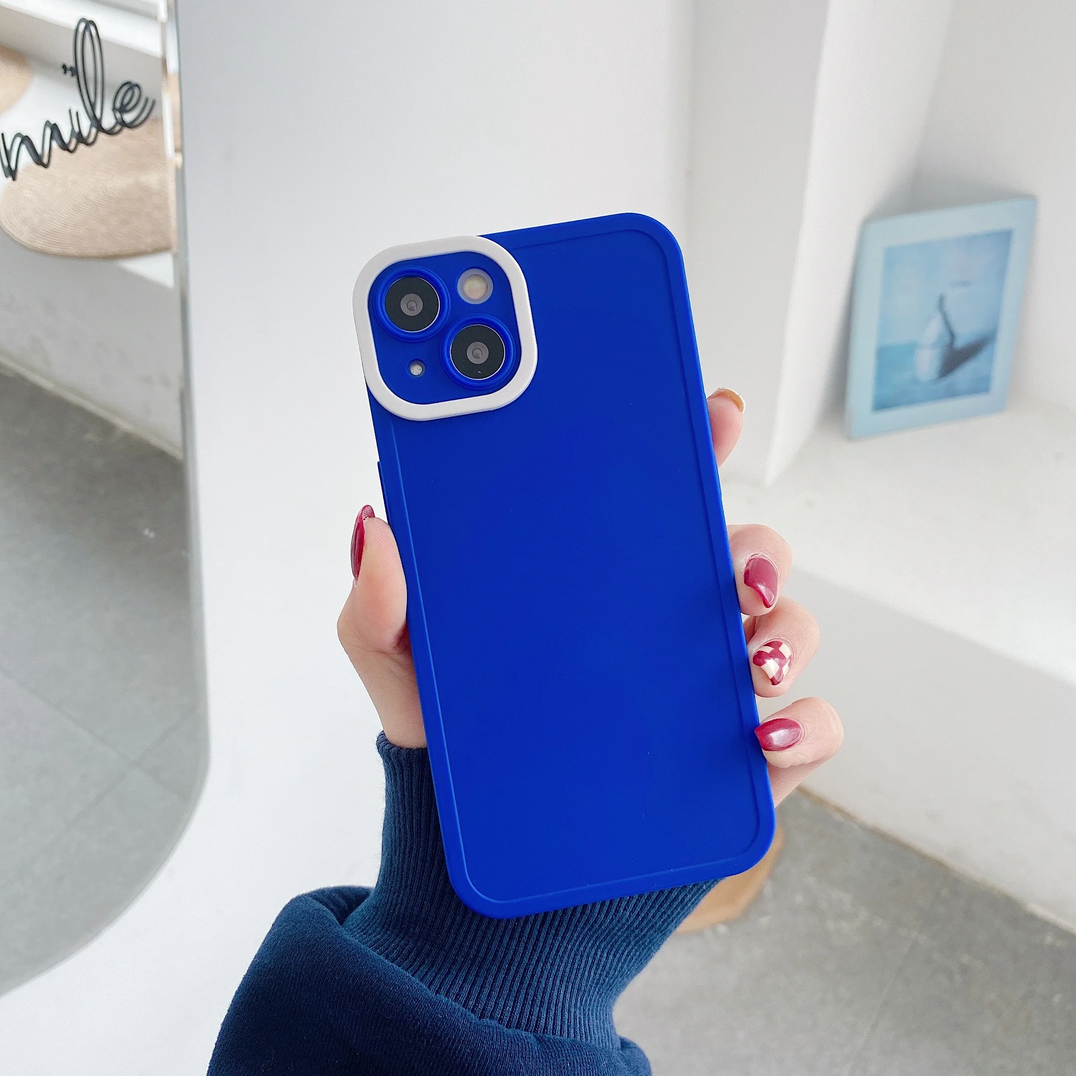 Simple Solid Color Eye Protection Iphone 13promax Case For Iphone 11 All-Inclusive Soft Silicone Anti-Fall Protective Cover
Simple Solid Color Eye Protection Iphone 13promax Case For Iphone 11 All-Inclusive Soft Silicone Anti-Fall Protective Cover
