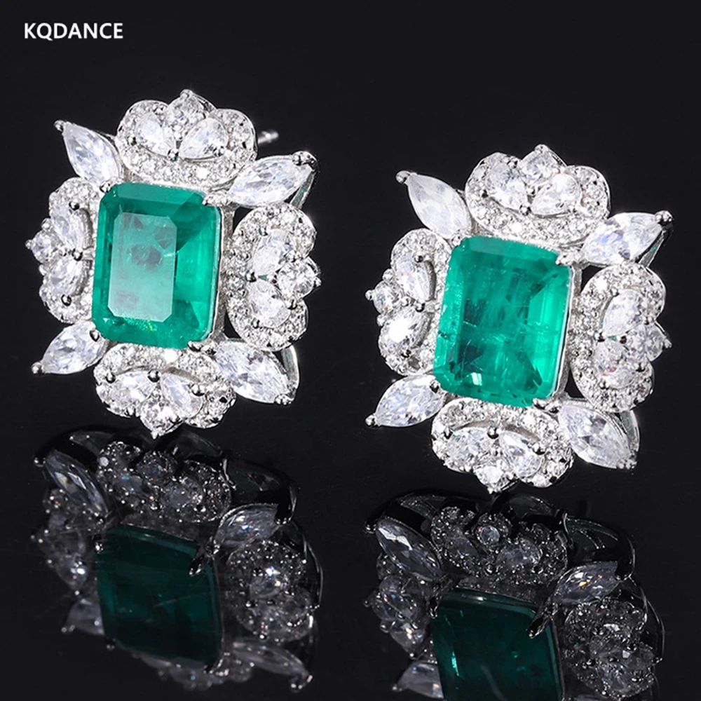 KQDANCE Real 925 Sterling Silver with Lab 7*9mm Emerald Ruby Earrings with Green/Red Stone Fine Jewelry For Women wholesale
KQDANCE Real 925 Sterling Silver with Lab 7*9mm Emerald Ruby Earrings with Green/Red Stone Fine Jewelry For Women wholesale
