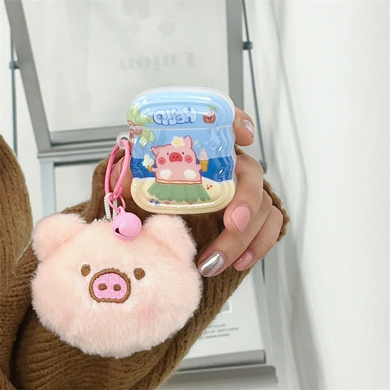 Beach Pig Plush Pendant Case for Apple AirPods 1 2 3 Pro Cases Cover IPhone Bluetooth Earbuds Earphone Air Pod Pods Case
Beach Pig Plush Pendant Case for Apple AirPods 1 2 3 Pro Cases Cover IPhone Bluetooth Earbuds Earphone Air Pod Pods Case