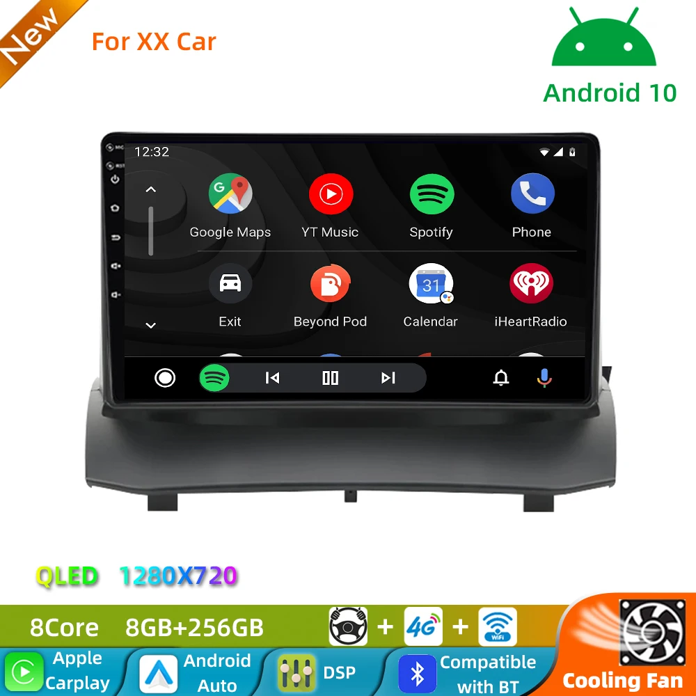Android Car Audio System with Touch Screen Android Radio 9 Inch QLED Car Stereo System for Ford Fiesta 2009-2017 Promare Dvd
Android Car Audio System with Touch Screen Android Radio 9 Inch QLED Car Stereo System for Ford Fiesta 2009-2017 Promare Dvd
