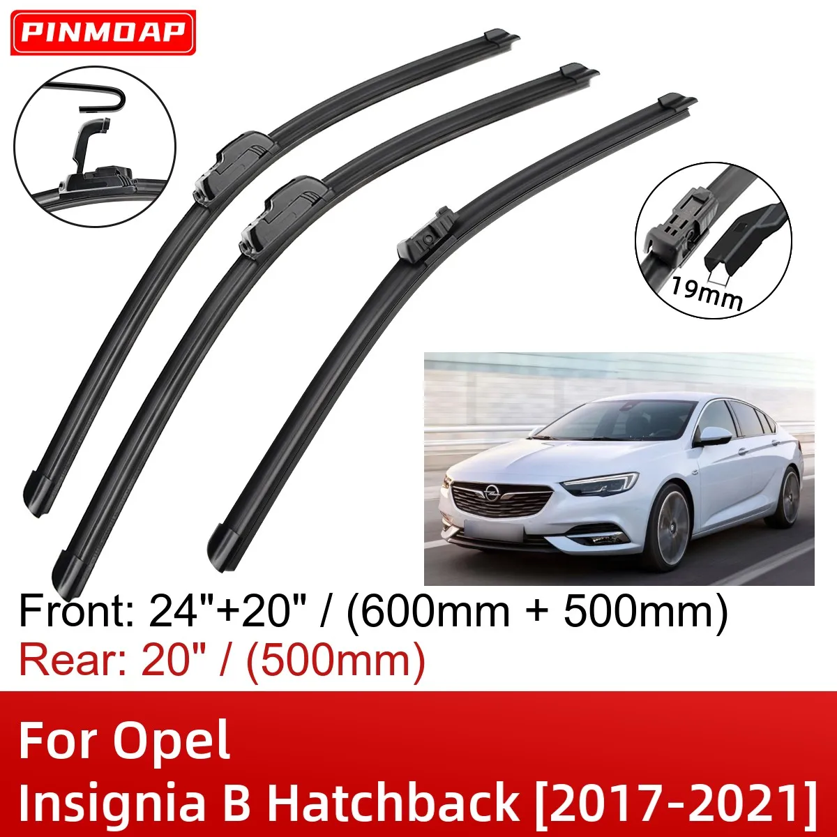 Щетки стеклоочистителя для Opel Insignia B, аксессуары для хэтчбека 2017-2021 24 дюйма + 20 дюймов + 20 дюймов, передние и задние щетки стеклоочистителя, 2017 ... 
Щетки стеклоочистителя для Opel Insignia B, аксессуары для хэтчбека 2017-2021 24 дюйма + 20 дюймов + 20 дюймов, передние и задние щетки стеклоочистителя, 2017 ...