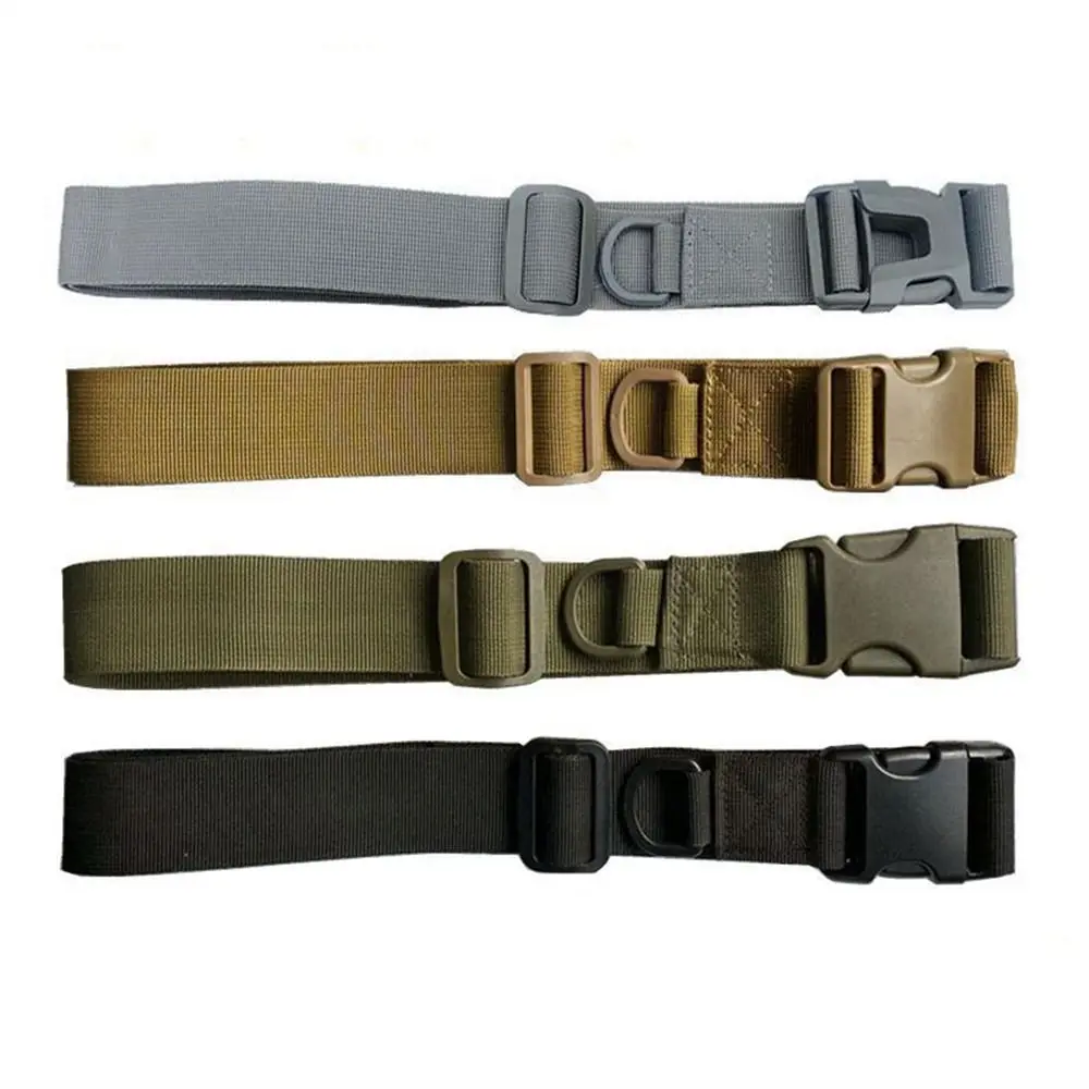 

Quick Release Army Waistband Strap Army Style Multiple Pockets Fixed Belt Strap Adjustable Buckle Molle Belt Combat Belts