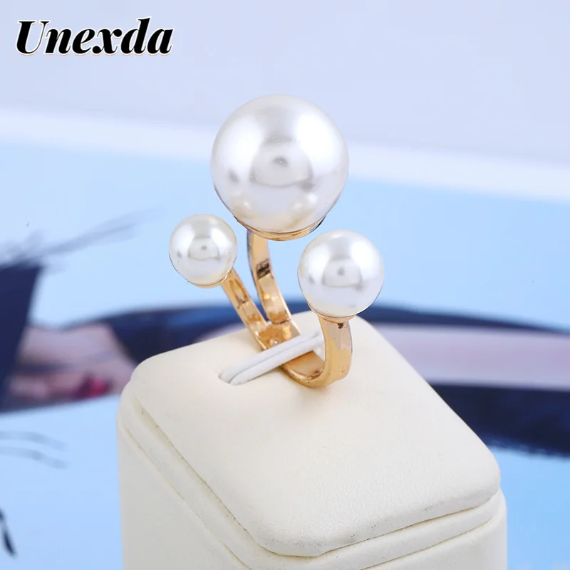 Unexda Fashion Rings For Women Luxury Jewelry Design Pearl Adjustable Index Finger Rings Boho Glamour Wedding Ring For Ladies
Unexda Fashion Rings For Women Luxury Jewelry Design Pearl Adjustable Index Finger Rings Boho Glamour Wedding Ring For Ladies