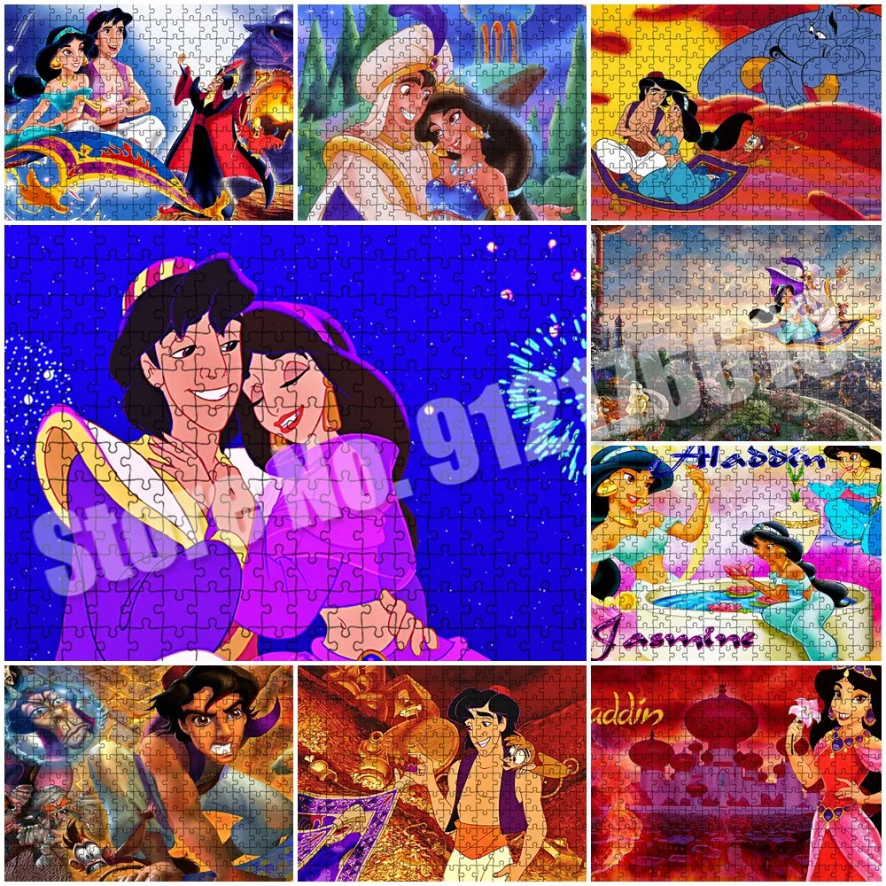 Jigsaw Puzzles 1000 Adults Aladdin's Lamp Anime Series Disney Princess Paper Cartoon Figure Jasmine Kids Educational Toys Gifts 
Jigsaw Puzzles 1000 Adults Aladdin's Lamp Anime Series Disney Princess Paper Cartoon Figure Jasmine Kids Educational Toys Gifts