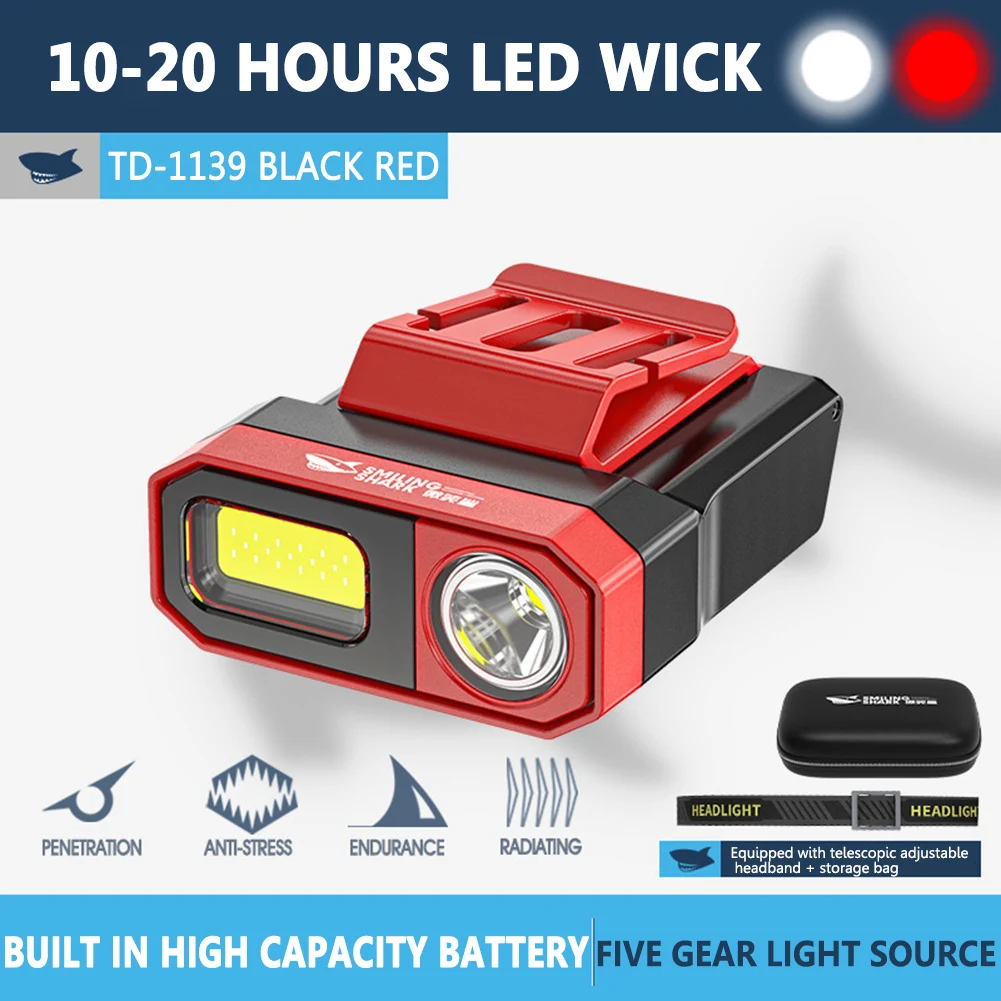 COB LED Induction Sensor Headlamp Waterproof Clip-on Cap Lamps Hat Light USB Charging Headlight Torch Camping Fishing Flashlight
COB LED Induction Sensor Headlamp Waterproof Clip-on Cap Lamps Hat Light USB Charging Headlight Torch Camping Fishing Flashlight