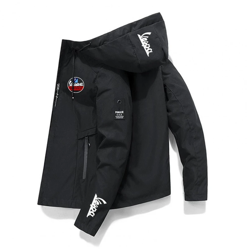 Vespa Spring And Autumn New Bomber Jacket Men's Windbreaker Zipper Jacket Casual Work Jacket Fashion Outdoor Adventure
Vespa Spring And Autumn New Bomber Jacket Men's Windbreaker Zipper Jacket Casual Work Jacket Fashion Outdoor Adventure
