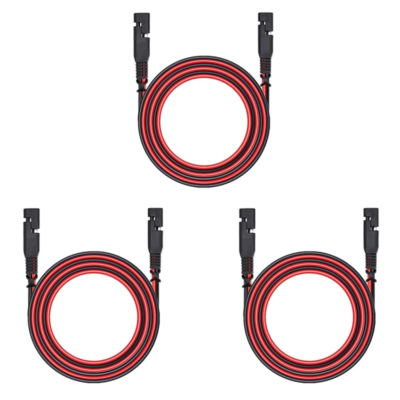 3Pcs 6.5 Feet 14AWG SAE To SAE Extension Cable, Quick Disconnect Wire Harness DC Connector Cord Plug
3Pcs 6.5 Feet 14AWG SAE To SAE Extension Cable, Quick Disconnect Wire Harness DC Connector Cord Plug