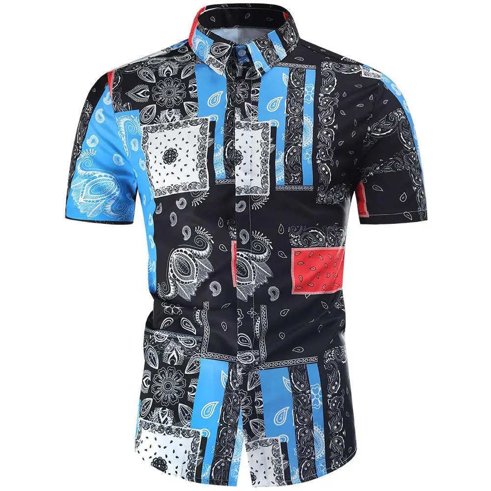 Summer Men's Shirt 3D Digital Print Hawaiian Shirt Short Sleeve Beach Fashion Print Top Lapel Casual Oversized Men's Clothing
Summer Men's Shirt 3D Digital Print Hawaiian Shirt Short Sleeve Beach Fashion Print Top Lapel Casual Oversized Men's Clothing