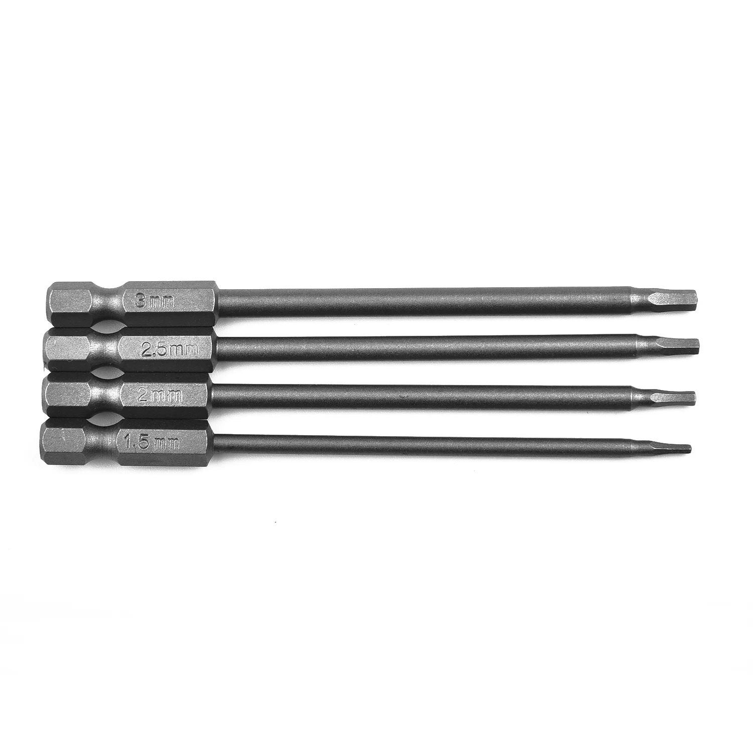4pcs Magnetic Bit Holders1/4 Hex Shank Magnetic Head Screw Driver Screwdriver Bit Long Extension Bar Tools 1.5/2.0/2.5/3.0mm
4pcs Magnetic Bit Holders1/4 Hex Shank Magnetic Head Screw Driver Screwdriver Bit Long Extension Bar Tools 1.5/2.0/2.5/3.0mm