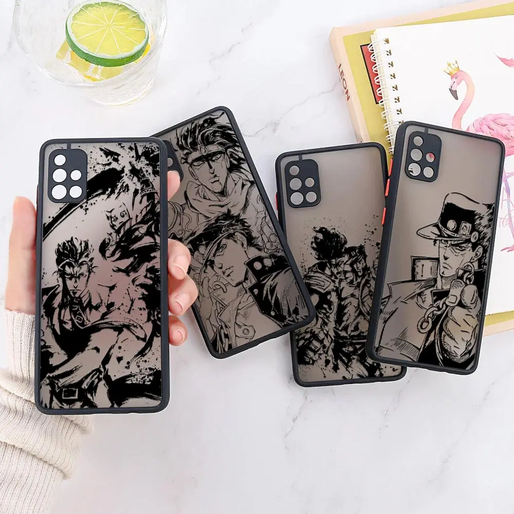 JoJo's Bizarre Adventure Cases For Galaxy A13 Coque Samsung A52 A53 A72 A73 A23 A33 21S A52s A32 A51 Matte Cover JoJo Kujo Anime
JoJo's Bizarre Adventure Cases For Galaxy A13 Coque Samsung A52 A53 A72 A73 A23 A33 21S A52s A32 A51 Matte Cover JoJo Kujo Anime